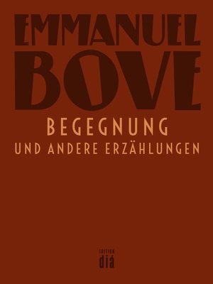 cover image of Begegnung